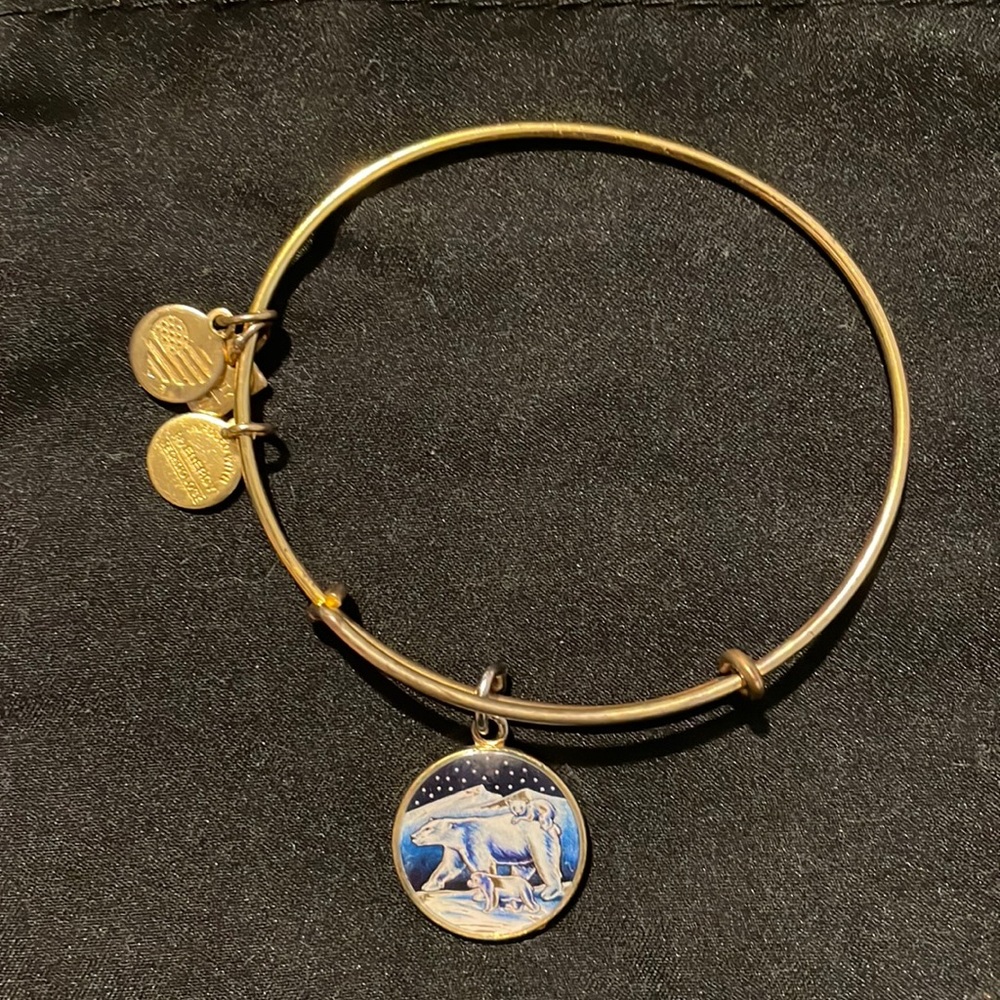 Alex and Ani Polar Bear Bracelet